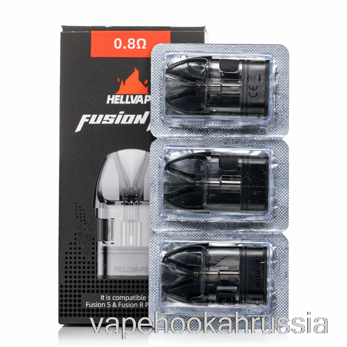 сменные капсулы Vape Juice Hellvape Fusion R с сетчатыми капсулами 0,8 Ом